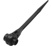 MACHSWON Ratchet Podger Spanner 19mmx24mm Black Quick Release Scaffold Wrench Podger Spanners Steel Erecting Scaffold Tool Double Socket Wrenches