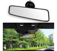 MACHSWON Rear View Mirror, Universal Thickened Anti-glare HD Car Interior Rearview Mirror, Anti Glare Rear View Mirror with Suction Cup, 360 Degrees Adjustable for Cars, SUVs, Trucks, Vehicles