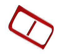 MACHSWON Red Carbon Fiber Main Driver Air Vent Trim for Dodge RAM 2002-2005 Dashboard Left Side Air Vent Frame Sticker Interior Decoration Accessories Left-Hand Drive