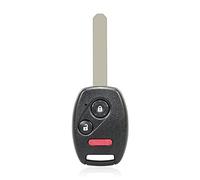 MACHSWON Replacement Smart Proximity Keyless Entry Remote Key Fob Black 313.8MHz N5F-S0084A for Honda- Civic LX NGV Odyssey LX 2006-2017 3 Buttons Control Uncut Car Ignition Key 46 Chip