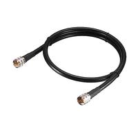 MACHSWON RG213 Coaxial Cable with PL-259 Male to PL-259 Male Connectors Low Loss Coax Cable 0.9M/3Ft For CCTV,DVR,Camera,Video Signals