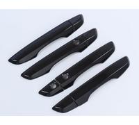 MACHSWON Right Exterior Door Handle Trim Cover 4pcs ABS Vehicle Door Lacth Handle with Smart Key Hole 10th Gen for Honda Civic 2016-2021 Glossy Black Right Hand Drive