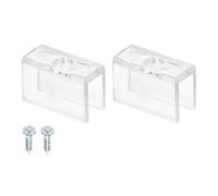 MACHSWON Rope Light Mounting Clips 20Pcs Wall Channel Mounting Holder Accessories for 5.9mm to 6.4mm Waterproof LED Strip Translucent