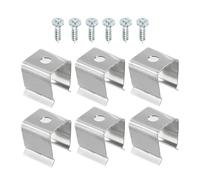 MACHSWON Rope Light Mounting Clips 50Pcs Wall Channel Mounting Holder Accessories for 8mm to 11mm Waterproof LED Strip Stainless Steel