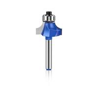 MACHSWON Round Over Router Bits 6mm Shank,Roundover Beading Router Bit,Tungsten Carbide Blades,Corner Rounding Edge-Forming,Round Over Edging Router Bits 6.35mm Radius