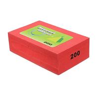 MACHSWON Sanding Blocks Polishing Grinding Block Diamond Polishing Hand Pads Block for Granite Marble Glass Grinding 200 Grit