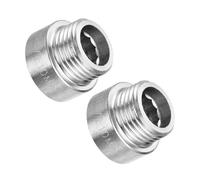 MACHSWON Shower Head Extension Arm,20mm Shower Arm Extension Shower Head Extender 201 Stainless Steel G1/2 Male to Female Thread 4Pcs