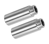 MACHSWON Shower Head Extension Arm,70mm Shower Arm Extension Shower Head Extender 201 Stainless Steel G1/2 Male to Female Thread 2Pcs