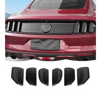 MACHSWON Smoked Black Tail Light Covers for Ford Mustang 2015-2017 | Rear Lamp Guard Trim and Accessories Tail light cover