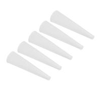 MACHSWON Solid Rubber Stopper, 20 Pcs Silicone Rubber Solid Bungs Laboratory Pipe Tank Bottle Sealing Plug Tapered Bung 2-6mm Diameter Soft Flexible Lab Stoppers M5