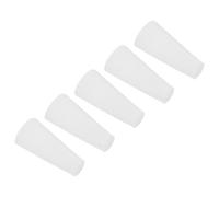 MACHSWON Solid Rubber Stopper, 5 Pcs Silicone Rubber Solid Bungs Laboratory Pipe Tank Bottle Sealing Plug Tapered Bung 7-12mm Diameter Soft Flexible Lab Stoppers M10