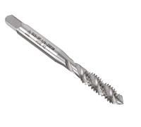 MACHSWON Spiral Flute Threading Tap for Processing Blind Holes and Sticky Materials H2 Tolerance 3 Flutes Tapping Tool HSS Machine Thread Screw Tap UNC 1/4-20 1PCS