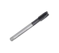 MACHSWON Spiral Point Threading Tap M12 x 1.75mm, for Through-Hole Threads, H2 High Speed Steel, TICN Coated Finish, Round Shank with Square End, Metric Drill Thread Screw Taps Tapping Bit 1pcs