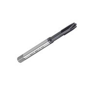 MACHSWON Spiral Point Threading Tap M8 x 1.25mm, for Through-Hole Threads, H2 High Speed Steel, TICN Coated Finish, Round Shank with Square End, Metric Drill Thread Screw Taps Tapping Bit 1pcs