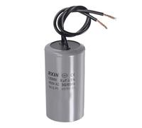 MACHSWON Start Capacitor CBB60 8uF 450V AC 50/60Hz Cylinder 38x70mm 40/70/21 with 2 wires for AC Unit Fan Motor Start or Pool Pump Air Condenser, White