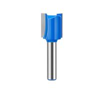 MACHSWON Straight Router Bit Milling Cutter Cutting 8mm Shank,18mm Cut Diameter & 20mm Cut Length Straight Cutting Trimming Cutter Double Flute Grooving Bits for Woodworking