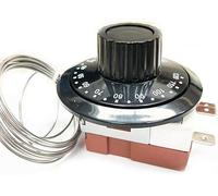 MACHSWON TS-120SB Radiator Cooling Thermostat, Universal Adjustable Black Mechanical Thermostat 0-120°C