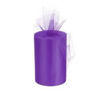 MACHSWON Tulle Ribbon Rolls Purple 6 Inch 100 Yard Pastel Netting Fabric Net Cloth 15cm Width Mesh Roll for Gift Wrapping Christmas Wedding DIY Crafts