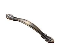 MACHSWON Vintage Cabinet Handles,Zinc Alloy Antique Bronze Handle Pulls, Retro Furniture Door Cupboard Drawer Pull Handles 128mm Hole Center