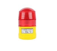 MACHSWON Warning Light Emergency Safety Magnetic Red LED Strobe Warning Lamp Factories Transportation Machinery Industry Engineering Light Battery Alarm Lamp 6V