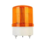 MACHSWON Warning Light Yellow LED Rotating Emergency Safety Flashing Warning Lamp Factories Transportation Machinery Industry Sound Light Alarm Lamp 24V
