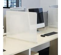 Machtiging Desk Divider,Desk Divider Privacy Panel,Desk Privacy Divider Acoustic Desk Divider,Desktop Partition,Sneeze Screen Separator,Reduce Noise,For Home Offices Libraries Classroom
