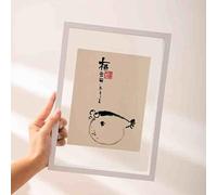 Machtiging Floating Frame Double Sided,Floating Glass Frames,A4 Wooden Frame,Floating Frame For Canvas,Double Glass Picture Frame Display Photo,Double-Sided,For Picture Desktop Decoration,Artworks