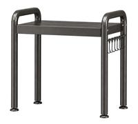 Machtiging Kitchen Countertop Stand Shelf Unit,Expandable Microwave Rack | Expandable,Space Saving,Adjustable,for storing coffee machines,toasters,air fryers,and other kitchen storage items