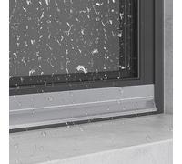 Machtiging Waterproof Window Weather Bar,Self-Adhesive Rain Drip Guard,Over Door And Drip Cap Rain Deflector,Window Sill Water Stopper Strip,Prevent Rainwater Backflow For Doors And Windows