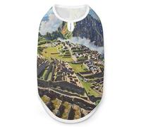 Machu Picchu Landscape Funny Dog Shirt Lightweight Printed Sleeveless Pet Vest Cats T-Shirts L