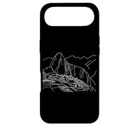 Machu Picchu Line Art Drawing Peru Andes Mountains Case for iPhone Air