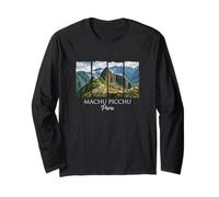 Machu Picchu Peru Andes Mountains Incan History Traveler Long Sleeve T-Shirt