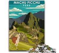 Machu Picchu Peru Travel 1000 Piece Jigsaw Puzzles for Adults, Stress Reliever Difficult Challenge for Home Decoration for 14+ 1000pcs(50x75cm)