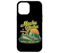 Machu Picchu Peru Travel Andes Mountains Sunset Retro Case for iPhone 12 Pro Max