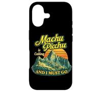 Machu Picchu Peru Travel Andes Mountains Sunset Retro Case for iPhone 17