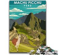 Machu Picchu Peru Travel Puzzles for Adults 2000 Pieces, Toys Educational Games Stress Relieving Secret Santa Gifts for And Age 14 2000pcs(70x100cm)