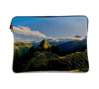 Machu Picchu UNESCO World Heritage Peru Incas Lumiere 10 Inch Computer and Tablet Case Linen Look Printed in France