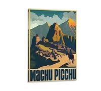 Machu Picchu Vintage Travel Posters Landscape 08x12inch(20x30cm) Wall Art Picture Print Canvas Art Poster Modern Family Bedroom Decor Posters