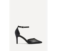 Maci Red Faux Suede Stiletto Court Heel Linzi Black 4-Standard Fit