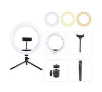 MACIMO Selfie LED Ring Light With Tripod 2m 1.6m 0.5m For Makeup Live Video Lamp Profissional Photography Lighting (Color : Light x 2m Tripod)