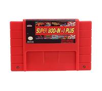 MACIMO Super DIY Retro 800 in 1 PLUS Game for 16 Bit Game Console Card USA,Red