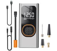 MaciRept Cordless/Corded Tyre Inflator，Portable Air Pump,4000mAh Digital Tyre Inflator with Digital Pressure Gauge 150PSI Electric Car Air Pump Auto Shutoff with LED Light for Cars,Motorcycles, Bikes