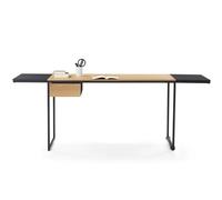 Macis desk with drawer, extensions and pin board Oak Opinion Ciatti - MACISWOOD-MACISDRWOOD-MACISEXTB-MACISPANEL