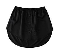 Maciun Adjustable Layering Fake Top Lower Sweep, Half-Length Splitting A Version Versatile Fake Hem, Skirt Shirt Extenders Shirt Extenders Hem Casual Layered Fake Top Lower Sweep Shirt