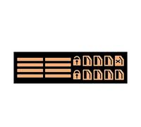 Maciun Car Accessories, Car Button Stickers | Stickers for Car Buttons for Visibility - Car Button Stickers