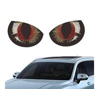Maciun Car Safety Stickers with Reflective Eyes - Reflective Stereo Eye Stickers | Funny Car Stickers, Car Stickers for Car, Window, Wall