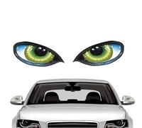 Maciun Car Sticker with Reflective Eyes - Car Strong Reflective Eyes Waterproof Funny Sticker | Funny Car Stickers, Car Stickers for Car, Window, Wall