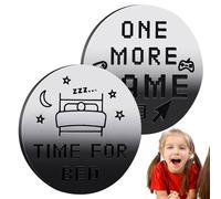Maciun Decision Maker Coin, Coin Go to Bed 1 More Episode, Double-Sided Parent Decision Coin 1 More Playtime for Bed Funny Destiny Coin | Go to Bed 1 More Episode Parent Decision Coin