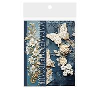 Maciun Decoupage Paper for Crafts - Floral Style Tearable Scrapbooking Paper for Craft,Multifunctional Art Crafts Supplies, Decorative Stationery for Scrapbook Collage Handbook