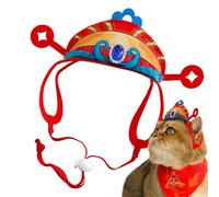 Maciun Dog Festive Hats - Cute Kitten Headwear Decorative Hat,Costume Accessory, Pet New Year Decorations For Small, Medium And Large Dogs And Cats